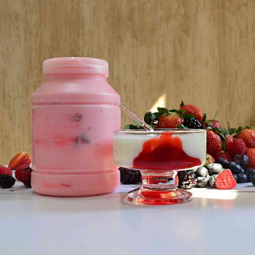 Yoghurt de fresa